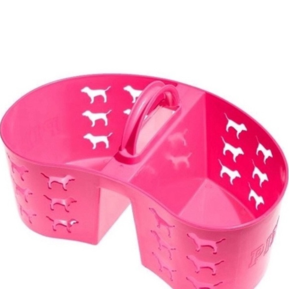 Victoria’s Secret-Pink Dog Design shower caddy/ Bin